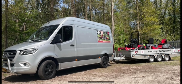 Aanhanger met Ferris machine